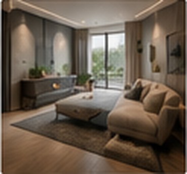 Interior residencial d'escala quotidiana
