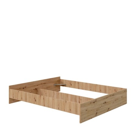 Estructura de cama Velvet Roble Nodi para colchón 160 x 200 cm