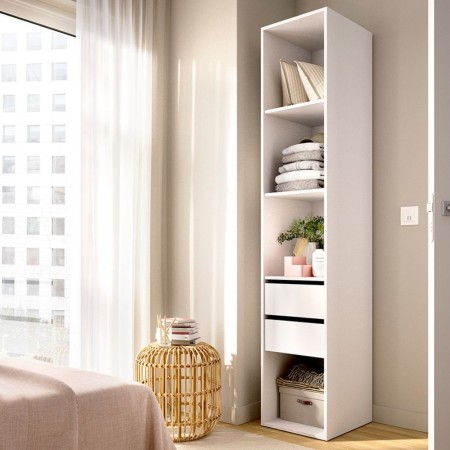 Vestidor Suit - Suit - Blanco - Natural 45 x 204,5 x 45 cm