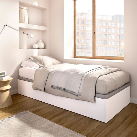 Canapé abatible Nest - Blanco - 135 x 190 cm