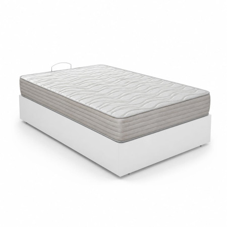 Pack Canapé Nest y Colchón Scarlett - Blanco - 90 x 190 cm