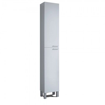 Columna de baño blanca Madrid Koncept 2 puertas