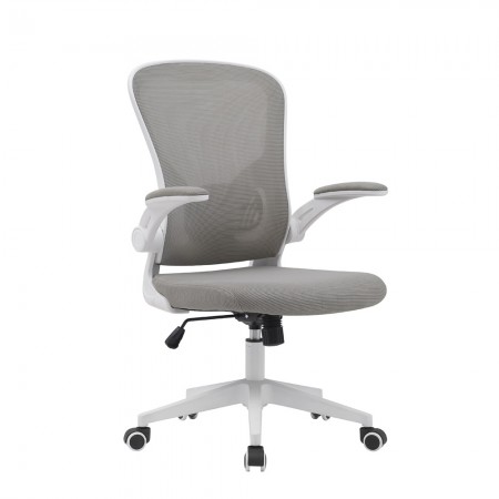 Silla de oficina Famara elevable Gris - Blanca 63 x 99,5 x 58 cm