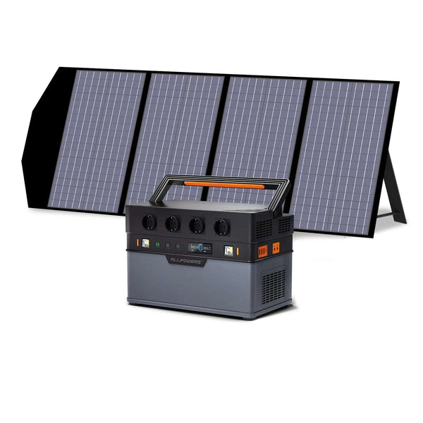 1500W Generador Solar ALLPOWERS S1500 (Panel Solar 140W)