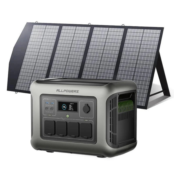 ALLPOWERS Generador Solar 1600W (R1500 LITE + SP029 Panel Solar 140W)